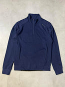 QUARTER ZIP CHAMPION MINI SCRIPT LOGO (azul marinho)