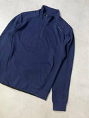 QUARTER ZIP CHAMPION MINI SCRIPT LOGO (azul marinho)