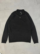 SUÉTER MEIO ZÍPER (preto)