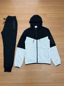 CONJUNTO MOLETOM TECH (preto/mescla)