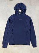TECH HODDIE CHAMPION MINI SCRIPT LOGO (azul marinho)